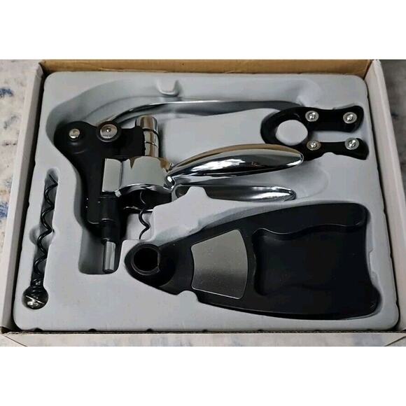 Homeside Professional Lever Action Corkscrew Wine Bottle Opener - Picture 3 of 4